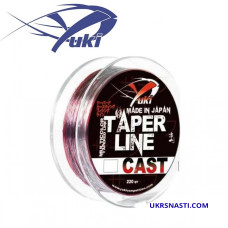 Леска коническая Yuki Traper Line Cast размотка 220м разноцветная
